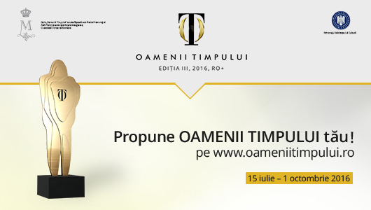 Start nominalizări „Oamenii Timpului“ 2016!
